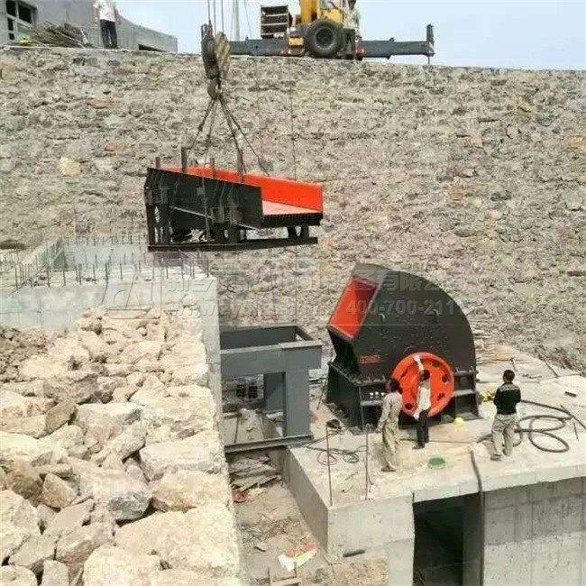 石灰石破碎機安裝